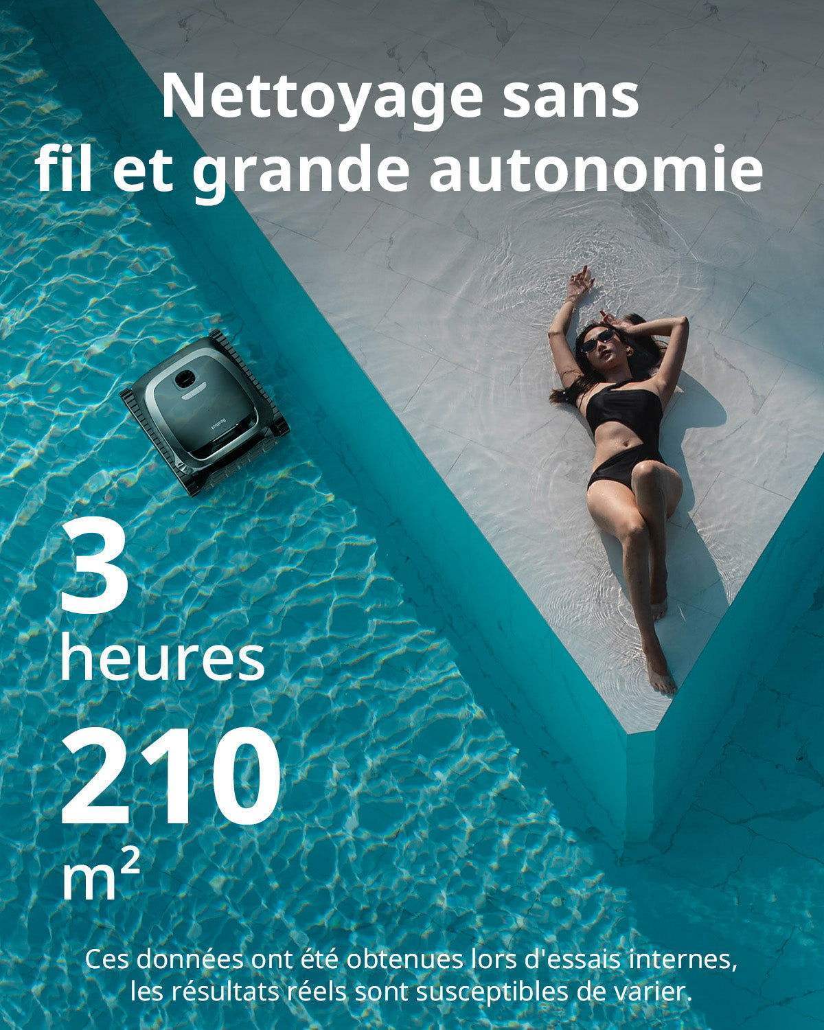 Robot nettoyeur de piscine AquaSense® Beatbot