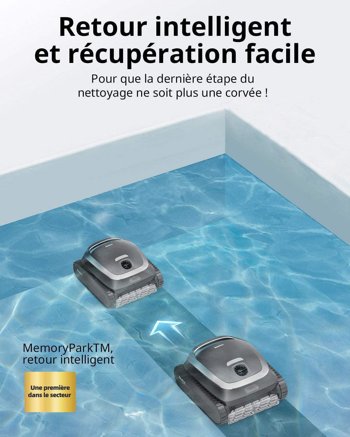 Robot nettoyeur de piscine AquaSense® Beatbot