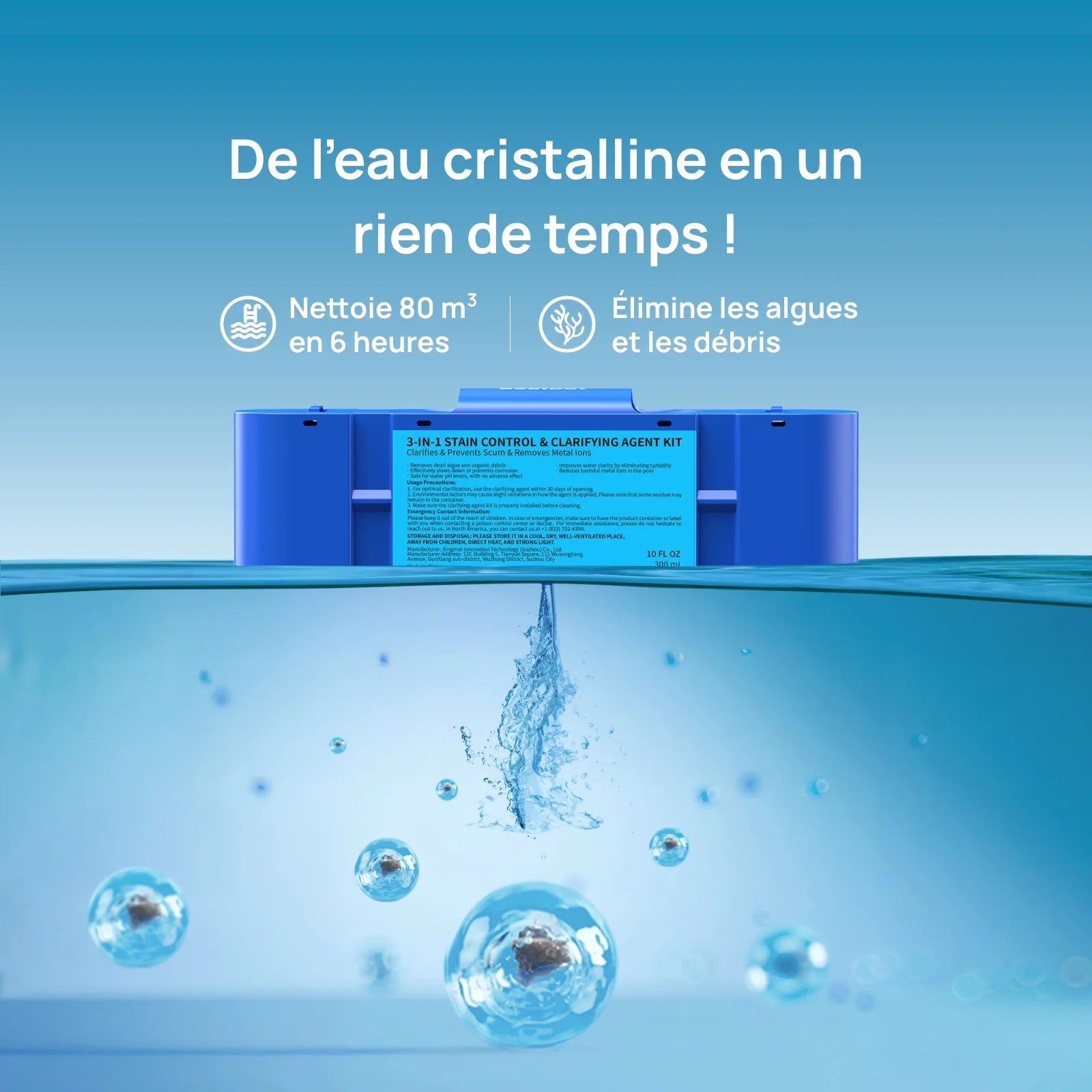 Beatbot AquaRefin Kit- 3-in-1 Clarifier - 2 pièces