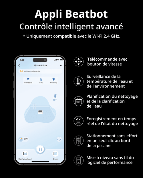 Beatbot AquaSense 2 Pro Robot Piscine + Robot de surface Beatbot iSkim Ultra — vue 2